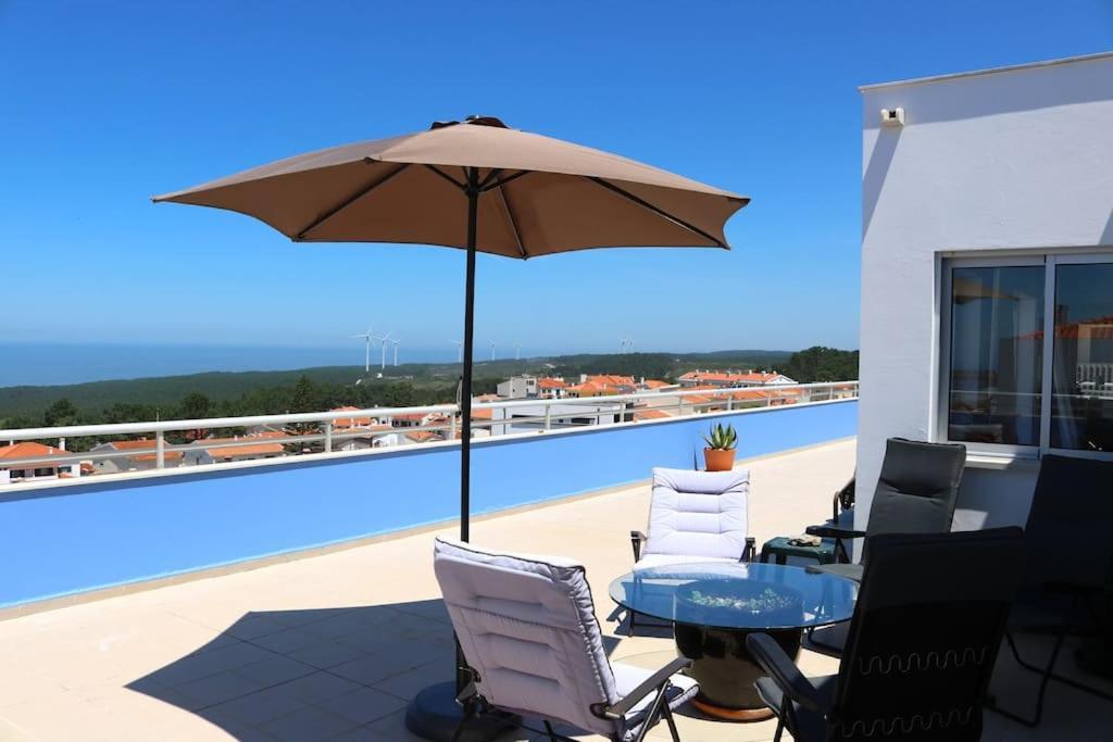 Sitio Penthouse - Big Terrace With Sea View & Bbq Vila Nazaré Exterior foto