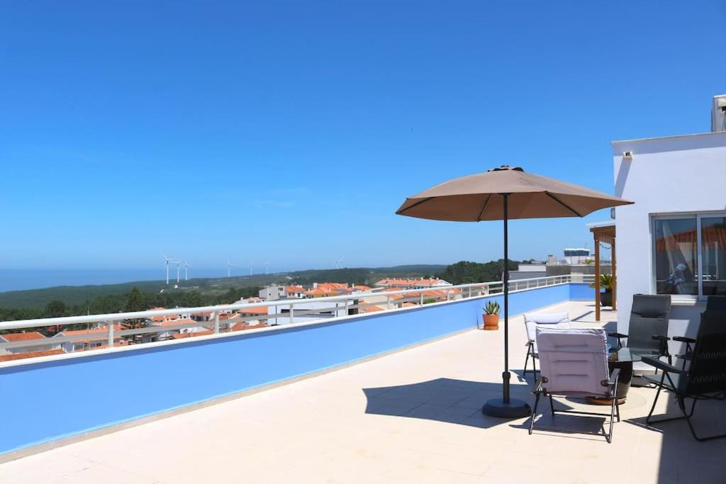 Sitio Penthouse - Big Terrace With Sea View & Bbq Vila Nazaré Exterior foto